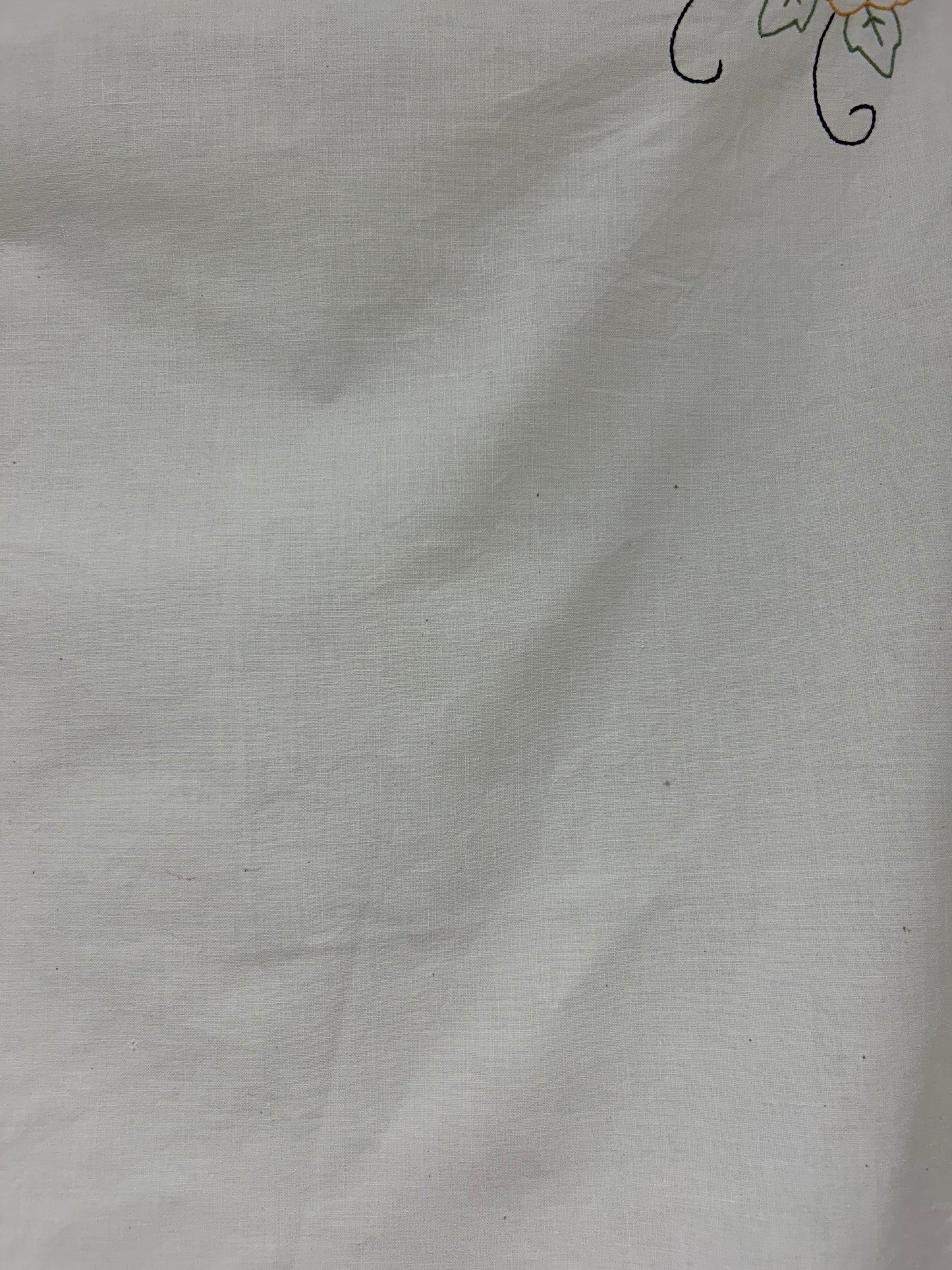 Embroidered Card Tablecloth