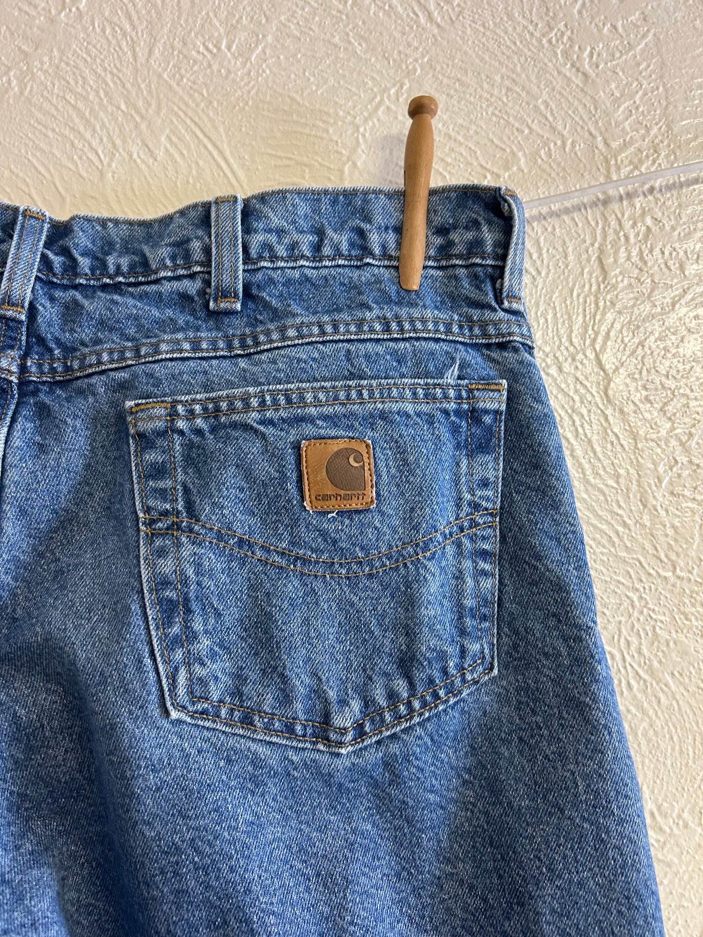 Flannel Lined Carhartt Jeans