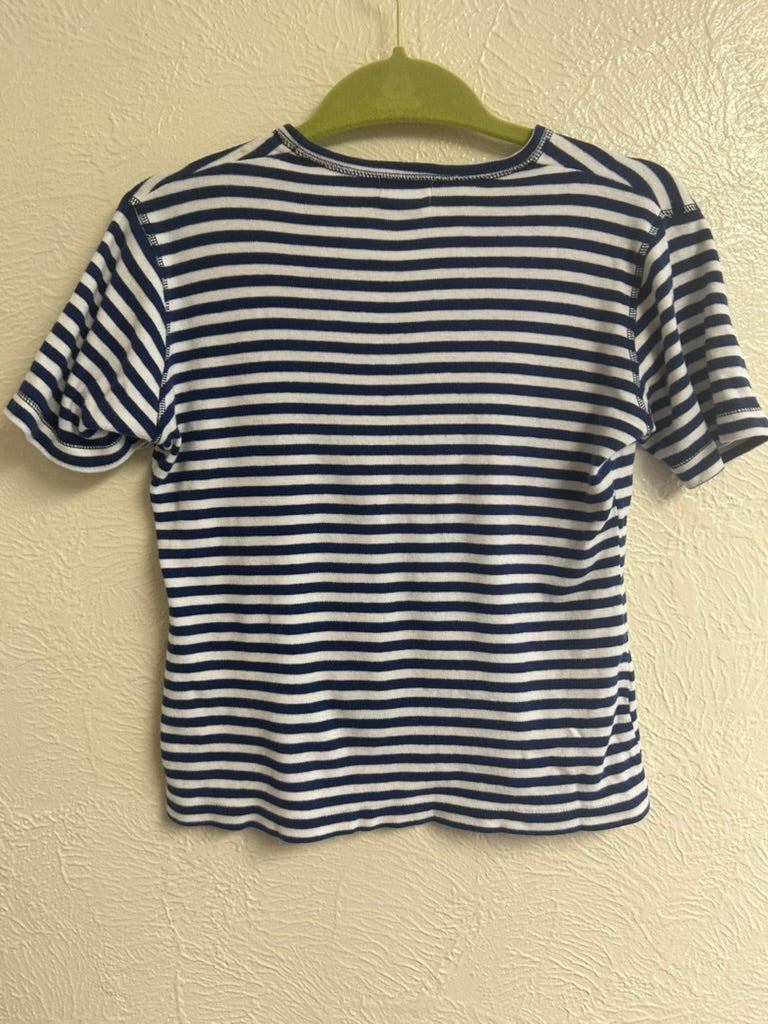 Striped Crop Tee