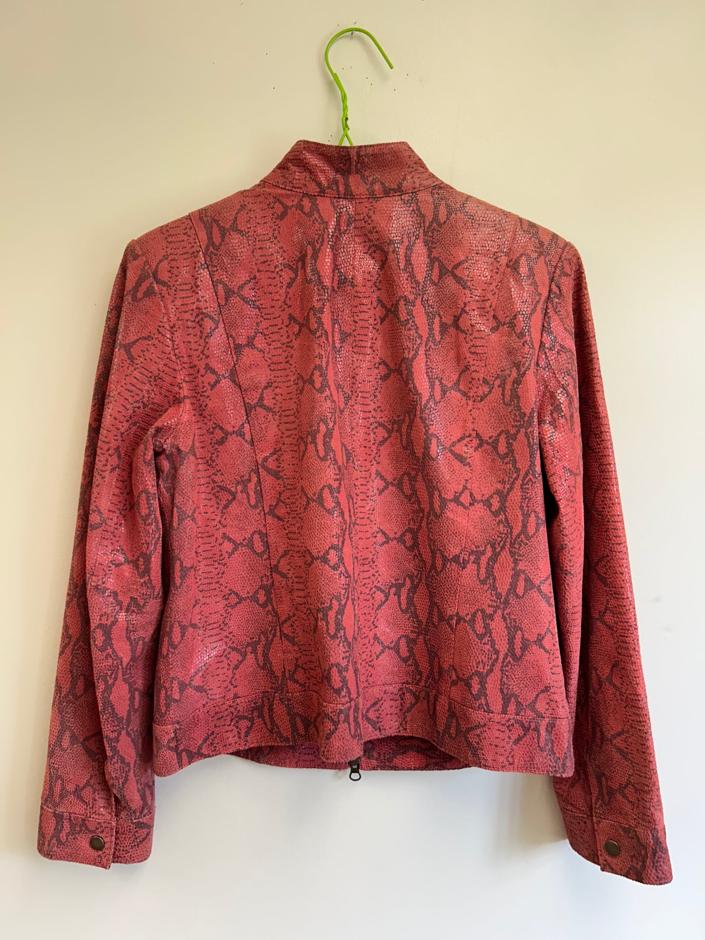 Snake Skin Moto Jacket