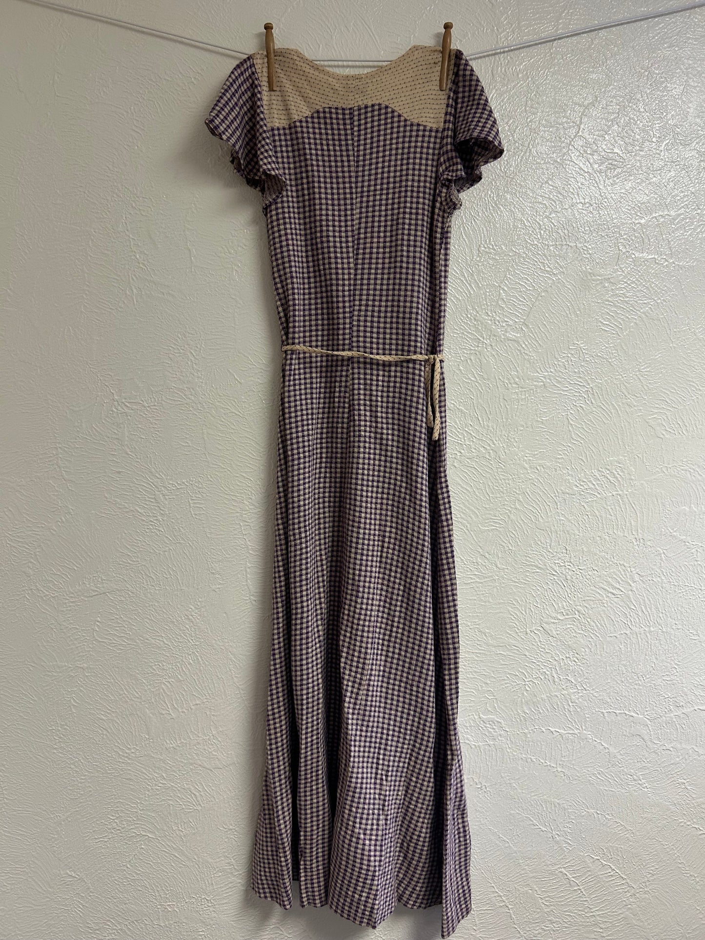 Gingham Maxi Dress