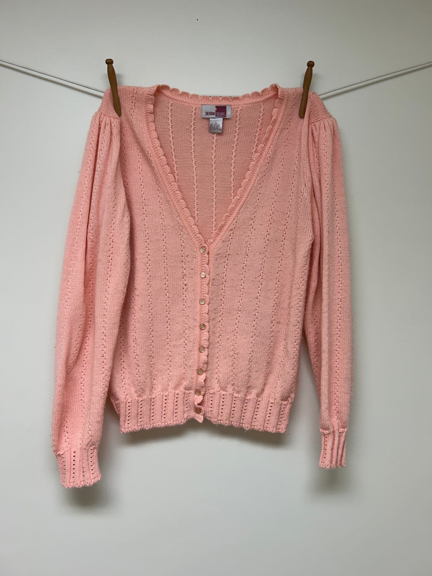 Pointelle Cardigan