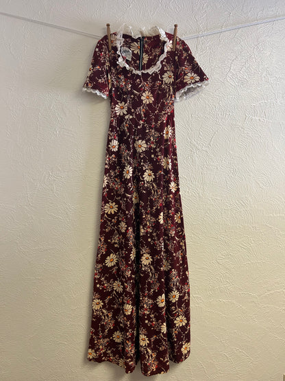 Lace Collar Maxi