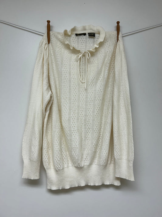 Ruffle Collar Sweater