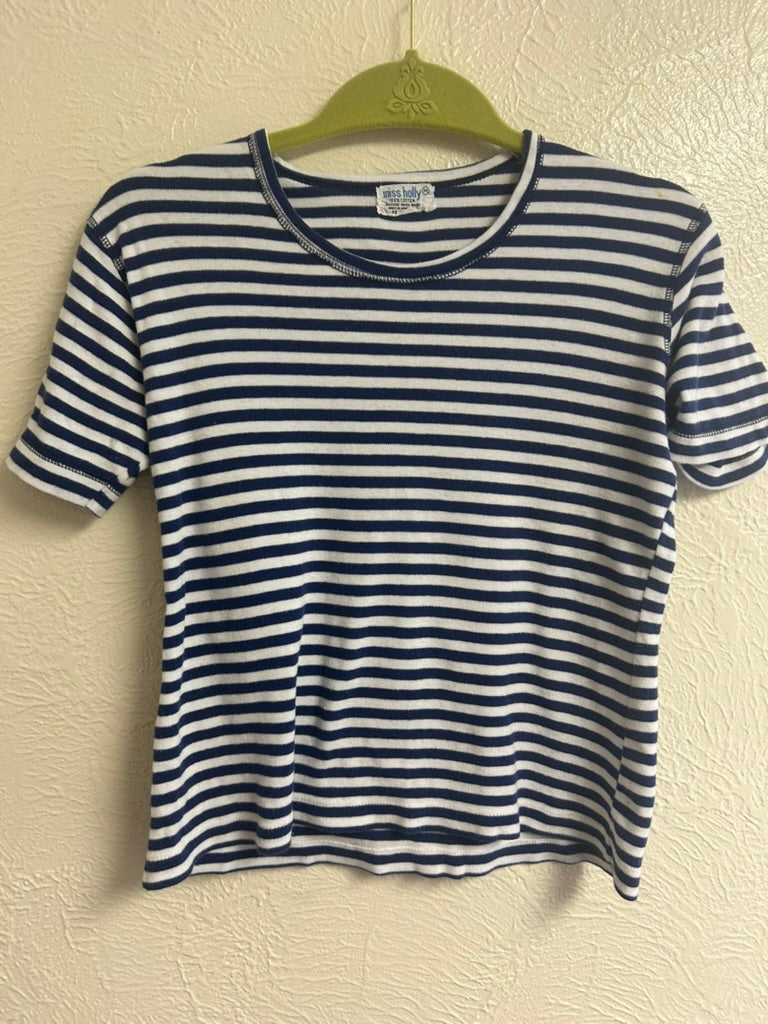 Striped Crop Tee