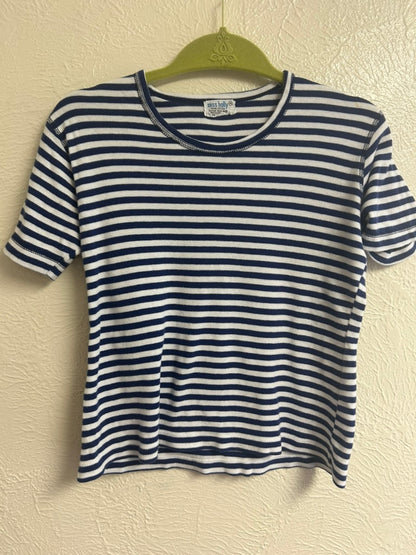 Striped Crop Tee