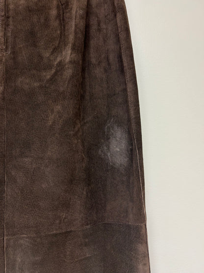 Leather Midi Skirt