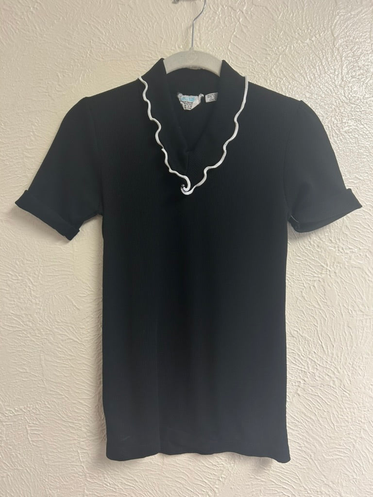 Ruffle Collar Top