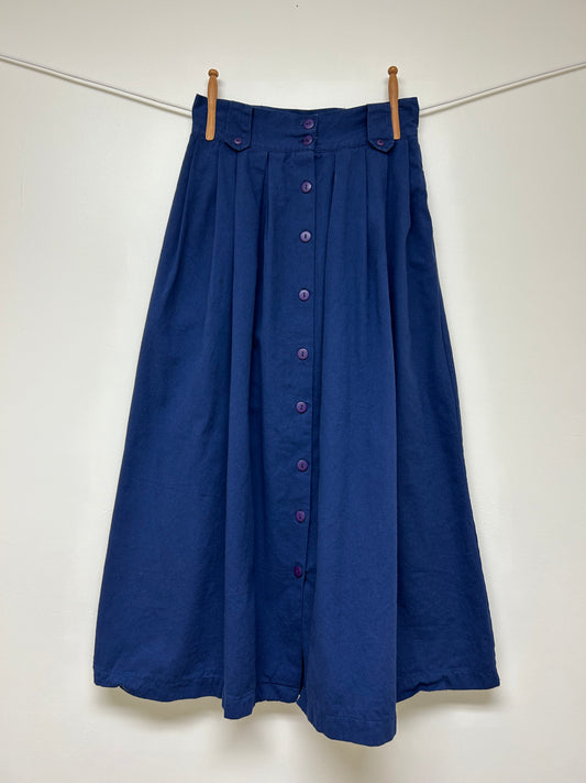 Button Front Skirt