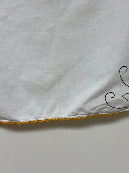 Embroidered Card Tablecloth