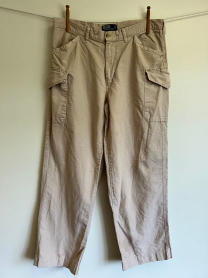 Linen Cargo Pants