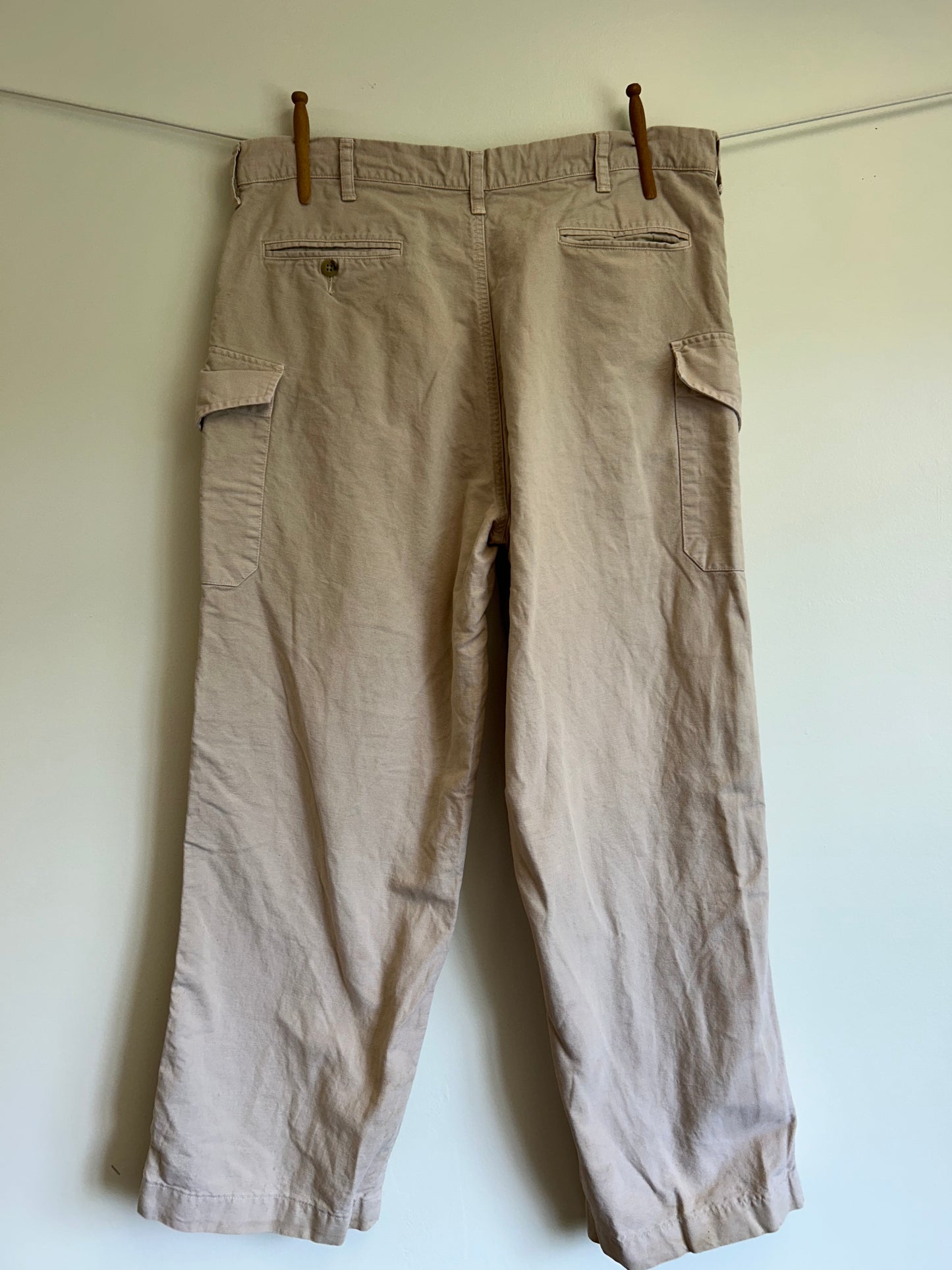 Linen Cargo Pants