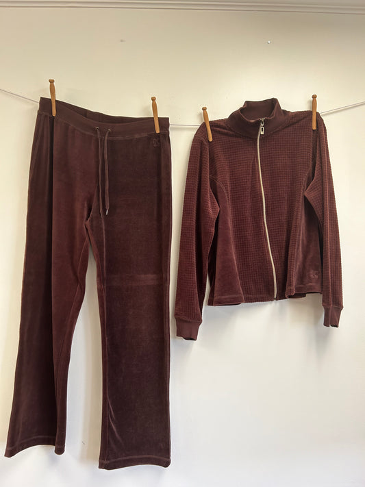 Velour Track Suit