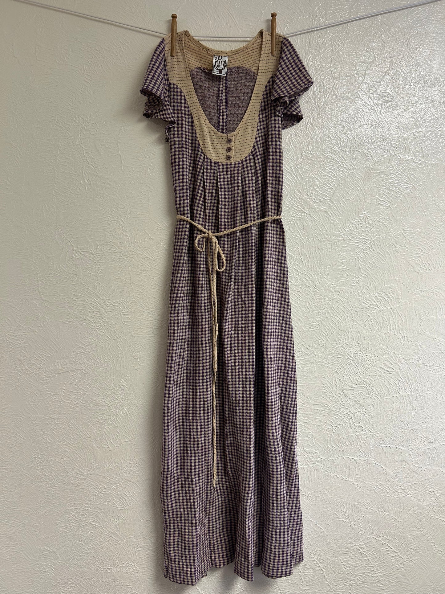 Gingham Maxi Dress