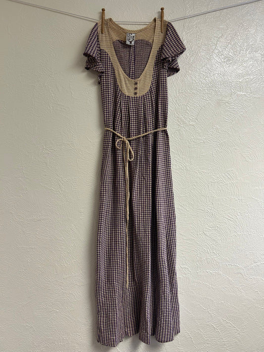 Gingham Maxi Dress