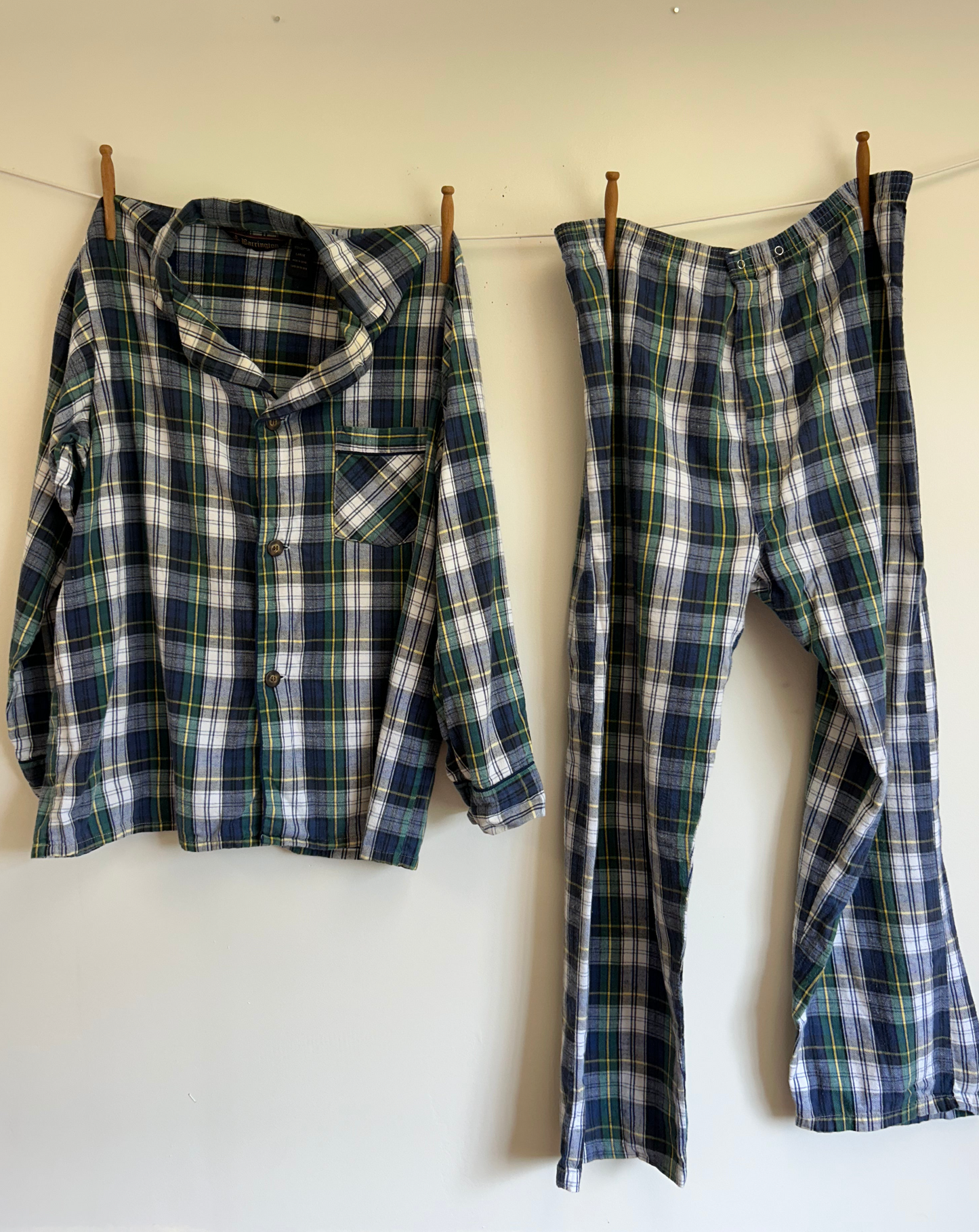 Plaid Pajama Set